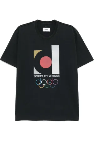DOUBLET T-Shirt mit grafischem Print
