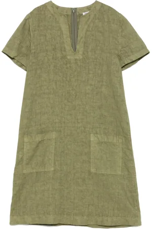 Aspesi Minikleid aus Slub-Leinen
