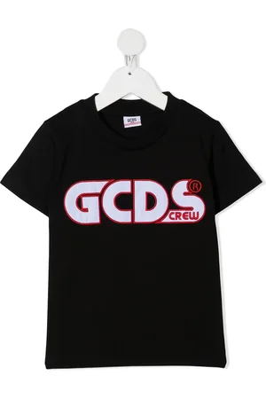 GCDS T-Shirt mit Logo-Stickerei