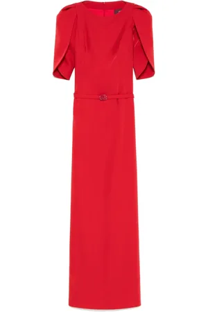 Cristallini Blanca Maxikleid