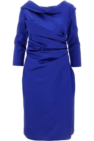 TALBOT RUNHOF Drapiertes Midikleid