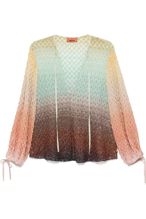 Missoni Bluse mit V-Ausschnitt