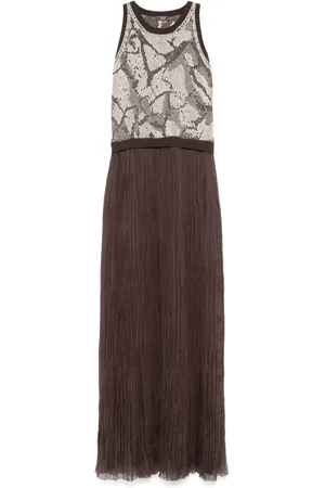 PESERICO SIGN Maxikleid mit Falten