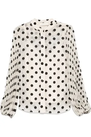 ZIMMERMANN Bluse mit Schleifenkragen