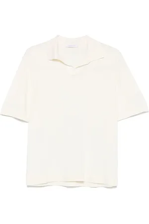 Cruciani Fein geripptes T-Shirt