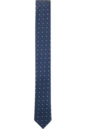 HUGO BOSS Seidenkrawatte mit Polka Dots