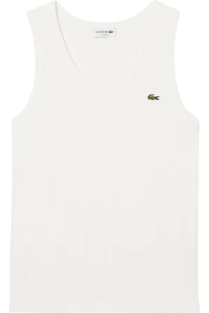 Lacoste Trägershirt mit Logo-Stickerei