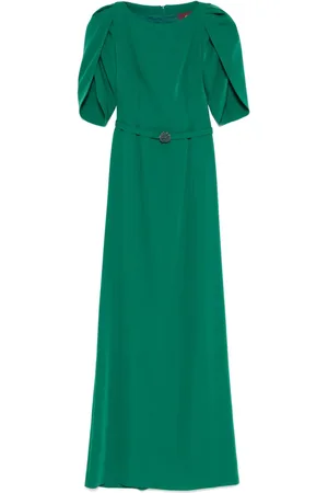 Cristallini Blanca Maxikleid
