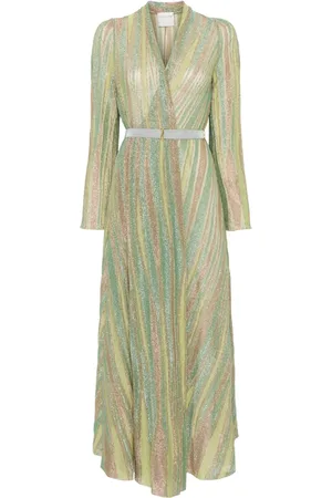 FORTE FORTE Maxikleid aus Lurex-Jacquard