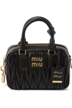 Miu Miu Mini-Tasche mit Logo-Schild