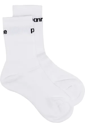 Paco rabanne Gerippte Intarsien-Socken mit Logo