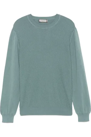 CANALI Pullover mit Korbgeflecht