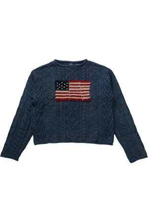 Ralph Lauren Flag-detail knitted sweater