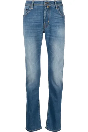Jacob Cohen Ausgeblichene Straight-Leg-Jeans
