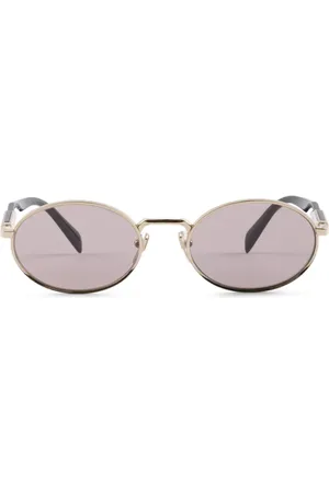 Prada Sonnenbrille mit ovalem Gestell