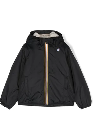 K-Way Kapuzenjacke mit Logo-Patch