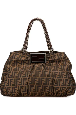 Fendi 2000-2010 Zucca Canvas Tote Bag