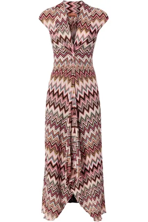 Missoni Midikleid mit Zickzackmuster