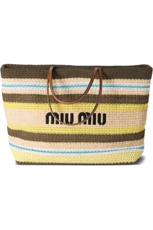 Miu Miu Shopper mit Streifen