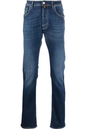 Jacob Cohen Straight-Leg-Jeans mit Kontrastnähten