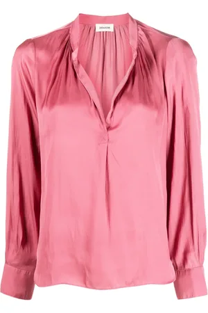 Zadig & Voltaire Bluse mit Stehkragen