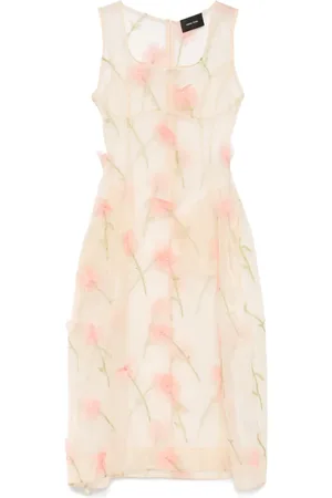 Simone Rocha Sculpted Carnation Midikleid