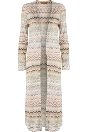 Missoni Strickmantel mit Zickzackmuster