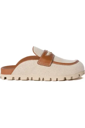Miu Miu Mules aus Canvas