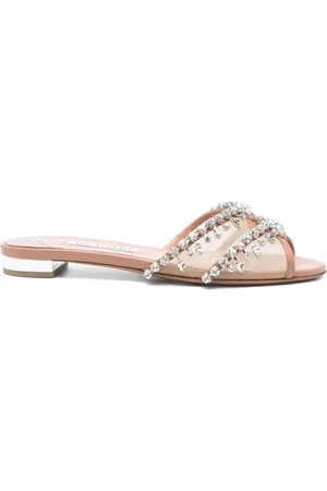 Aquazzura Mules mit Strass