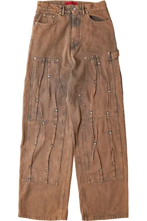 Kusikohc Jeans mit Nietendetail
