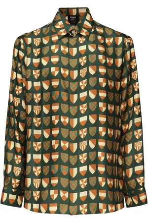 Fendi Hemd mit FF Araldic-Print