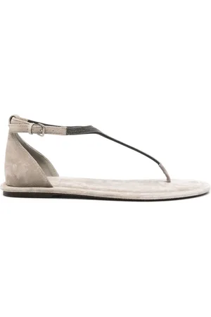 Brunello Cucinelli Sandalenmit Monili-Kette