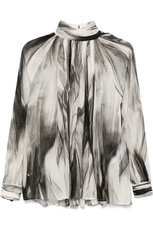 Elisabetta Franchi Bluse mit abstraktem Print