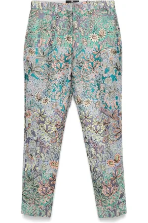 Etro Hose mit Blumenjacquard