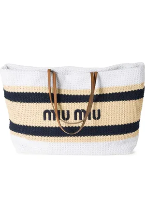Miu Miu Shopper mit Streifen