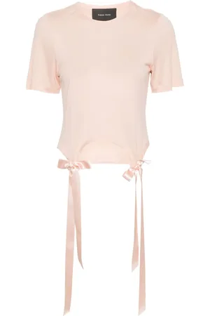 Simone Rocha T-Shirt mit Schleifendetail