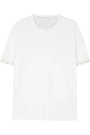 ELEVENTY T-Shirt mit Kontrastdetails
