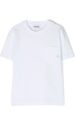 Dondup T-Shirt mit Logo-Patch