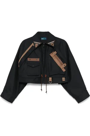 Kolor Cropped-Jacke mit Rundhalsausschnitt
