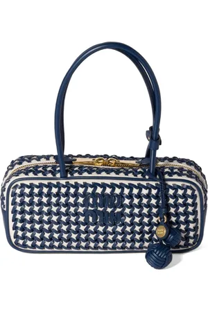 Miu Miu Bea Tote Bag mit gewebter Optik