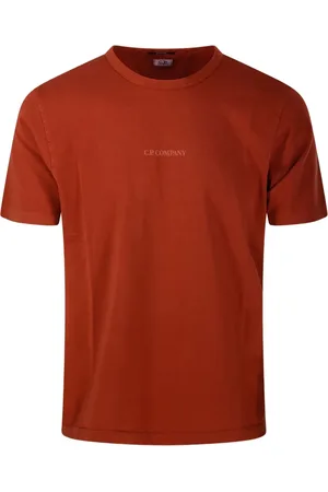 C.P. Company T-Shirt mit Logo-Prägung