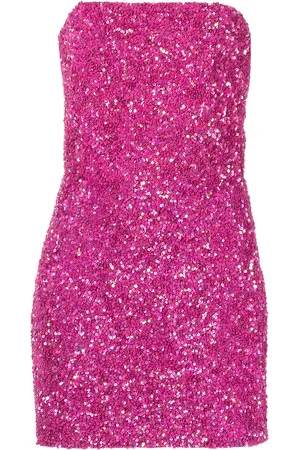 Retrofete Schulterfreies Minikleid