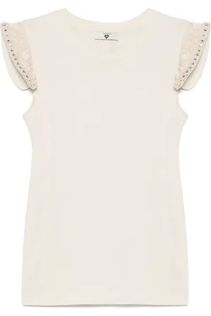 Twin-Set T-Shirt mit Perlendetail