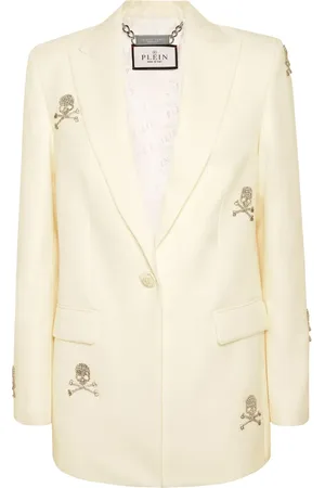 Philipp Plein Skull Strass Blazer