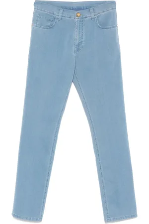 Stefano Ricci Klassische Tapered-Jeans