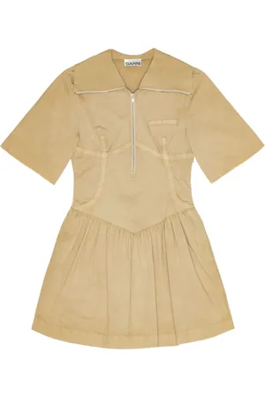 Ganni Ausgeblichenes Minikleid