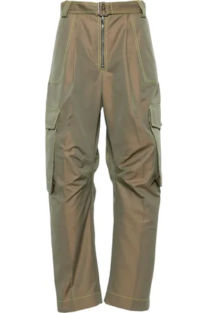Christopher John Rogers Cargohose mit Gürtel