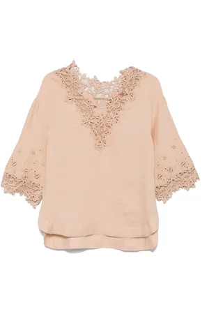 ERMANNO SCERVINO Bluse aus Leinen