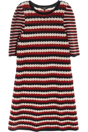 CHANEL 1986-1988 Kleid aus Kaschmir