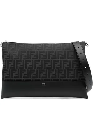 Fendi Clutch aus FF-Jacquard